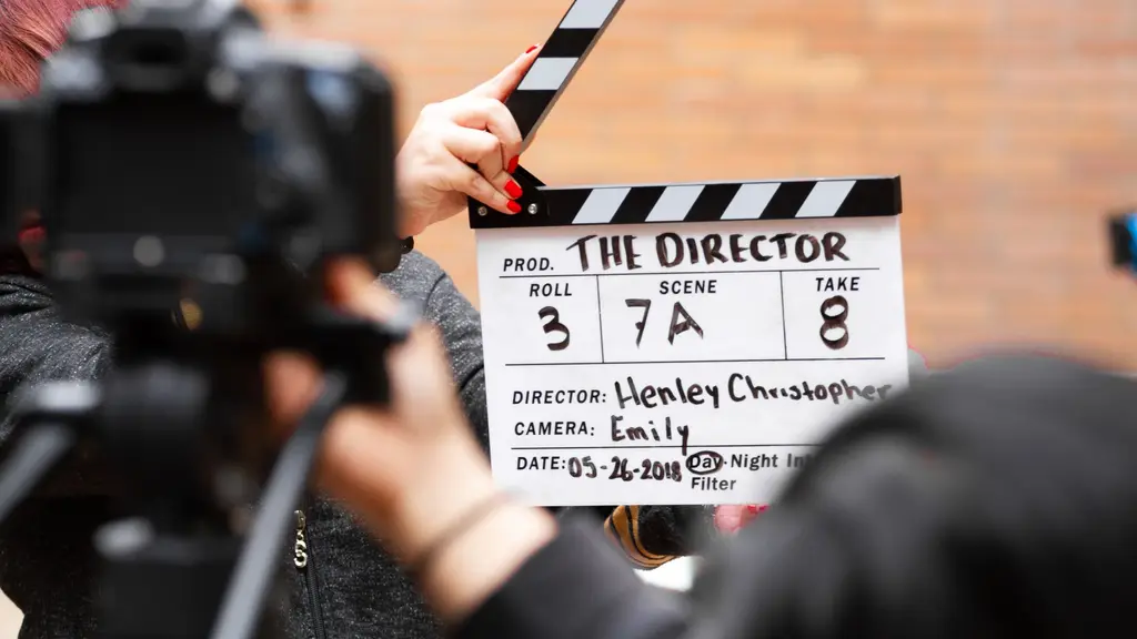 an independent film set between takes